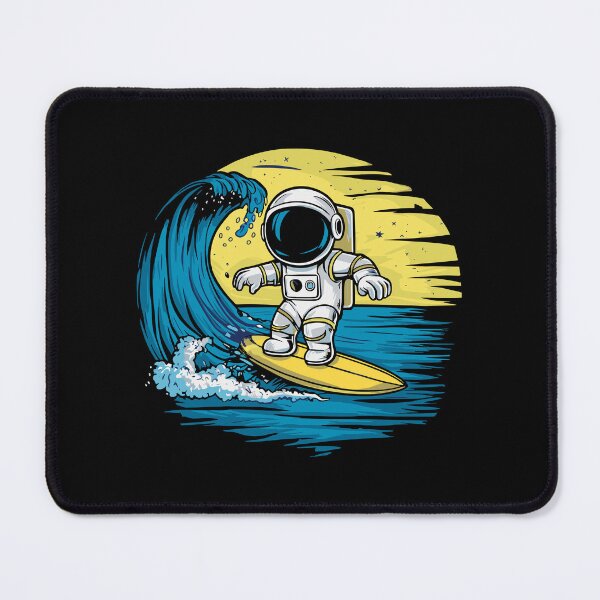 Item preview, Surfing spaceman astronaut cosmonaut space galactic astral designed and sold by w1ckerman.