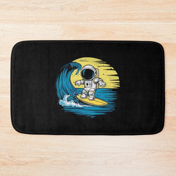 Item preview, Surfing spaceman astronaut cosmonaut space galactic astral designed and sold by w1ckerman.