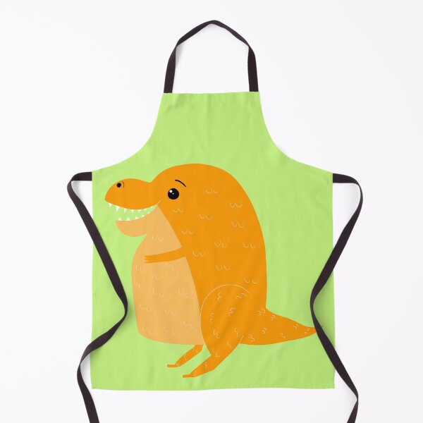 Item preview, Cute T-rex dinosaur - orange designed and sold by Lians-Designs.