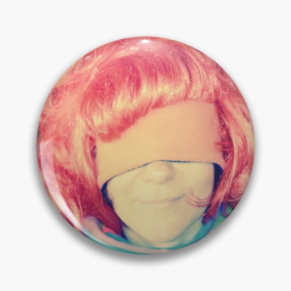Item preview, Portrait photography of masked woman with orange wig designed and sold by Carré Comme Orange.