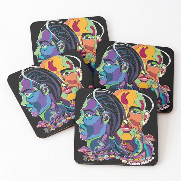 Item preview, Infected Mushroom - a Musical Portrait designed and sold by Abolina Art.