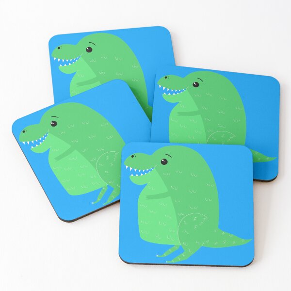Item preview, Cute T-rex dinosaur - green designed and sold by Lians-Designs.
