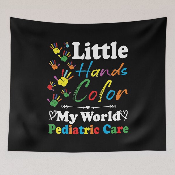 Item preview, Little Hands Color My World Pediatric Nurse Pediatrician RN  designed and sold by Norstyle.