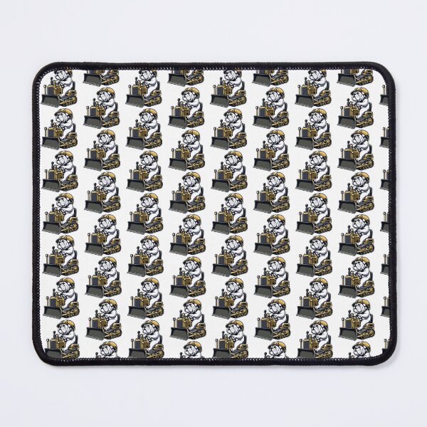Item preview, Construction Pup on Duty - Bulldog Driving Bulldozer designed and sold by Akioos.