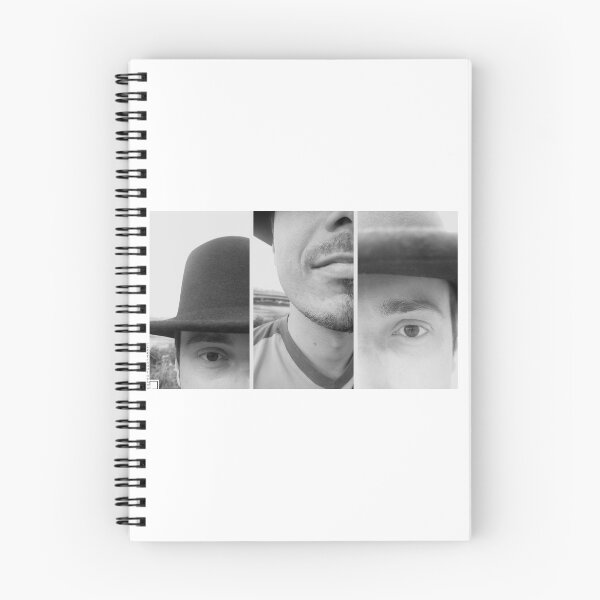Item preview, Triptych photograph portrait of man with hat in black and white designed and sold by Carré Comme Orange.