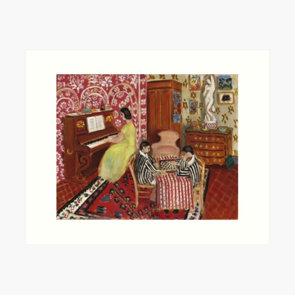 Item preview, Henri Matisse - Pianist and Checker Players designed and sold by Onodera.