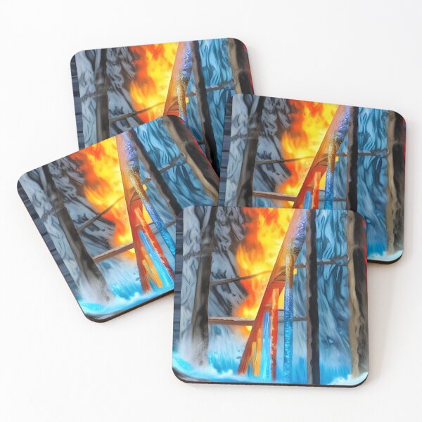 Item preview, Fire & Ice digital art. designed and sold by Nomad-Maynard.