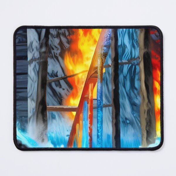 Item preview, Fire & Ice digital art. designed and sold by Nomad-Maynard.