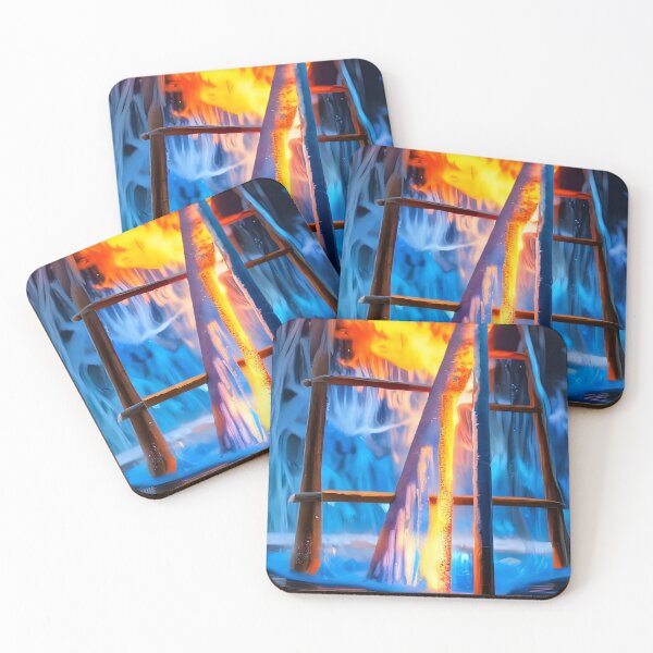 Item preview, Fire & Ice digital art. designed and sold by Nomad-Maynard.