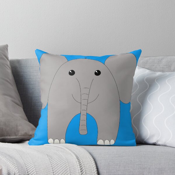 Item preview, Cute baby elephant - front view designed and sold by Lians-Designs.