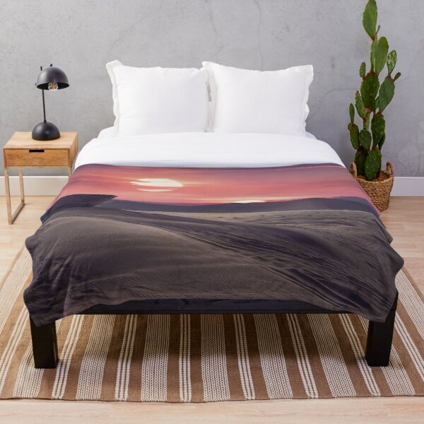 Desert Planet Throw Blanket