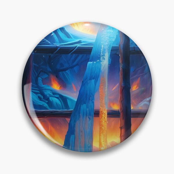 Artikelvorschau, Fire & Ice digital art. entworfen und verkauft von Nomad-Maynard.