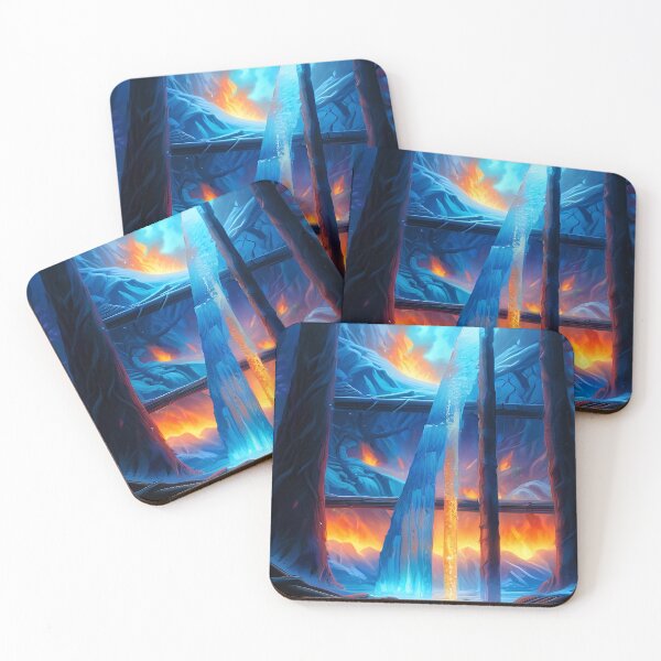 Item preview, Fire & Ice digital art. designed and sold by Nomad-Maynard.