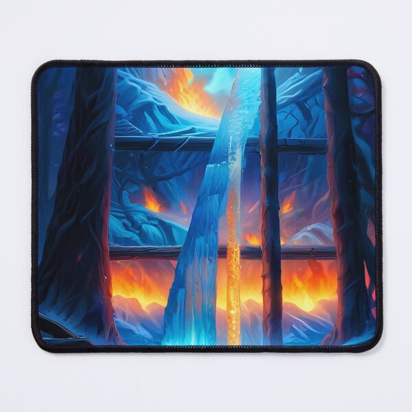 Item preview, Fire & Ice digital art. designed and sold by Nomad-Maynard.
