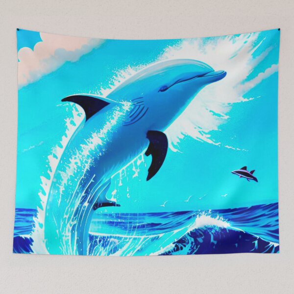 Item preview, Spectacle of the Seas: Vibrant Dolphin designed and sold by GrizzlyCollective.