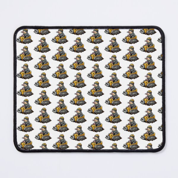 Item preview, Cute Construction Mole Driving a Bulldozer Cartoon designed and sold by Akioos.