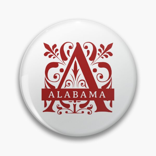Item preview, Alabama State Split Letter Monogram designed and sold by US States Merch.