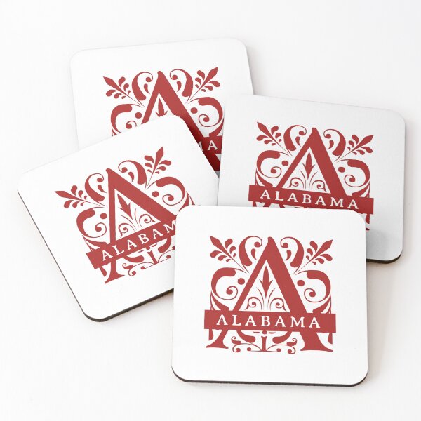 Item preview, Alabama State Split Letter Monogram designed and sold by US States Merch.