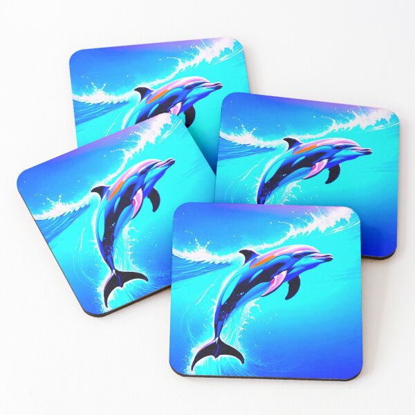 Item preview, Dive into Wonder: Swimming with dolphins designed and sold by GrizzlyCollective.