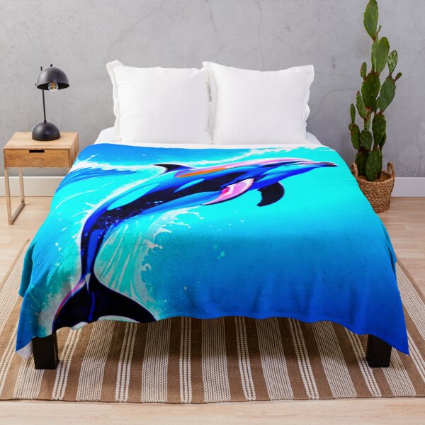 Item preview, Dive into Wonder: Swimming with dolphins designed and sold by GrizzlyCollective.