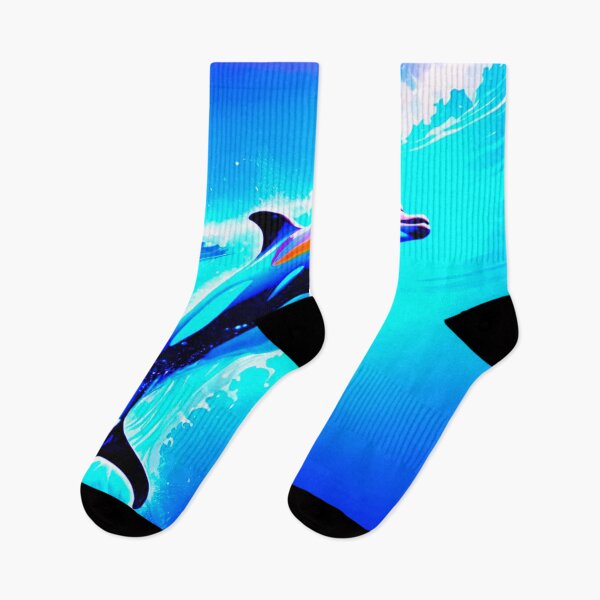 Item preview, Dive into Wonder: Swimming with dolphins designed and sold by GrizzlyCollective.