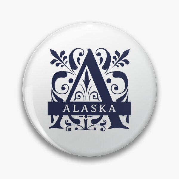Item preview, Alaska State Split Letter Monogram designed and sold by US States Merch.
