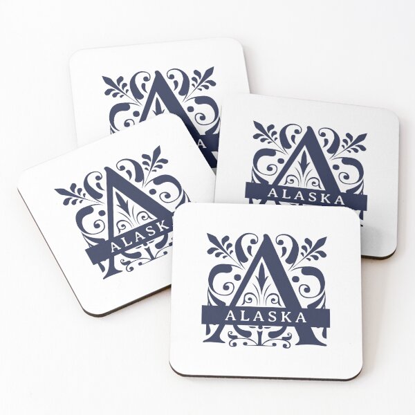 Item preview, Alaska State Split Letter Monogram designed and sold by US States Merch.