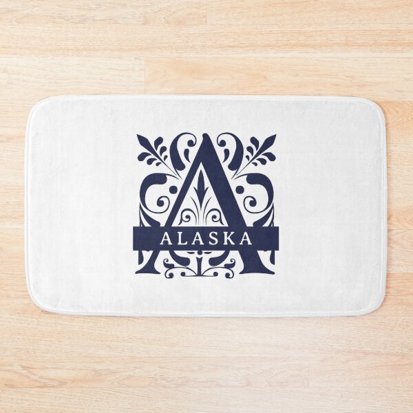 Item preview, Alaska State Split Letter Monogram designed and sold by US States Merch.