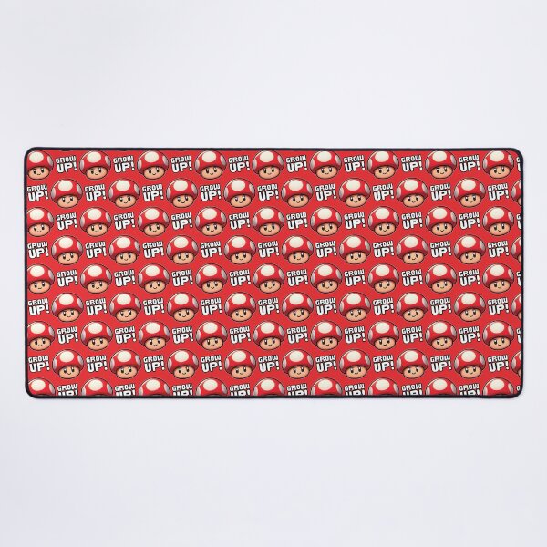 Item preview, Retro Gaming Red Grow Up Mushroom designed and sold by The magic Yellow bus.