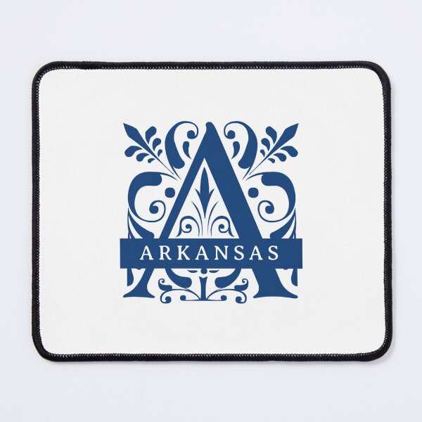 Item preview, Arkansas State Split Letter Monogram designed and sold by US States Merch.