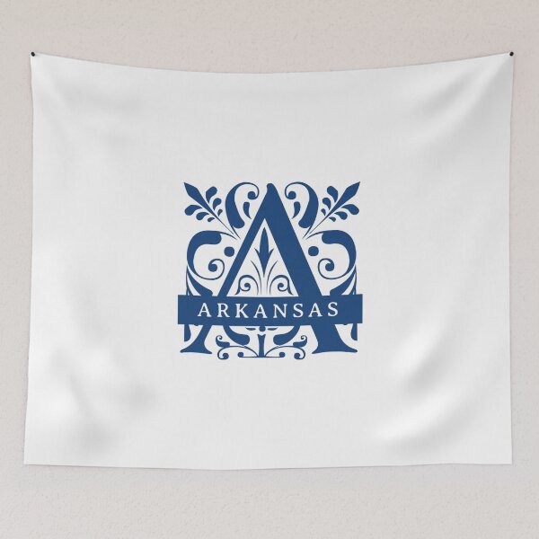 Item preview, Arkansas State Split Letter Monogram designed and sold by US States Merch.