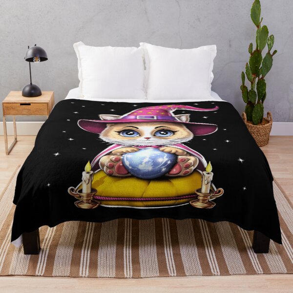 Item preview, Fortune Teller Cat With Crystal Ball designed and sold by underheaven.