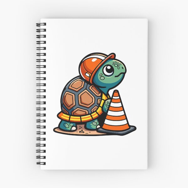 Item preview, Cute Construction Worker Turtle with Safety Gear designed and sold by Akioos.