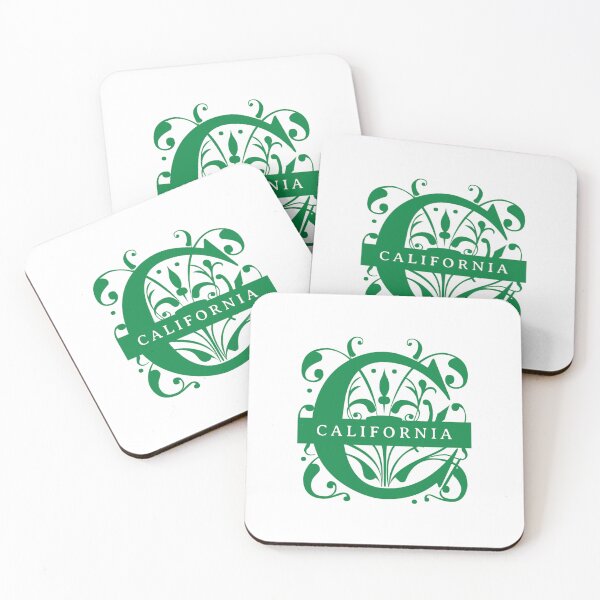 Item preview, California State Split Letter Monogram designed and sold by US States Merch.