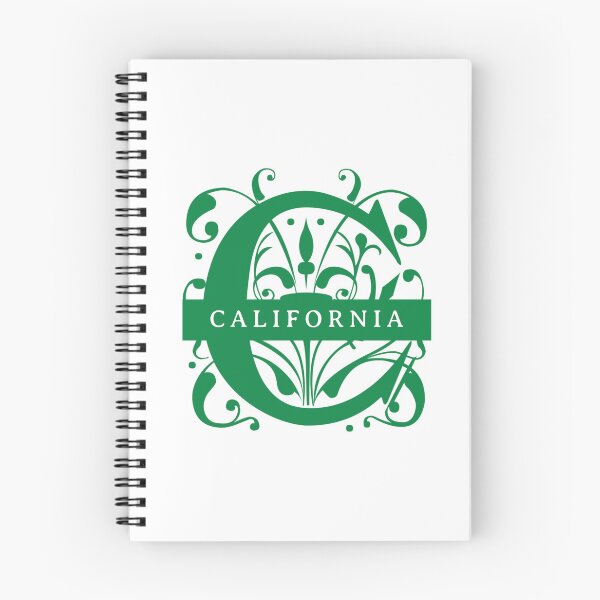 Item preview, California State Split Letter Monogram designed and sold by US States Merch.