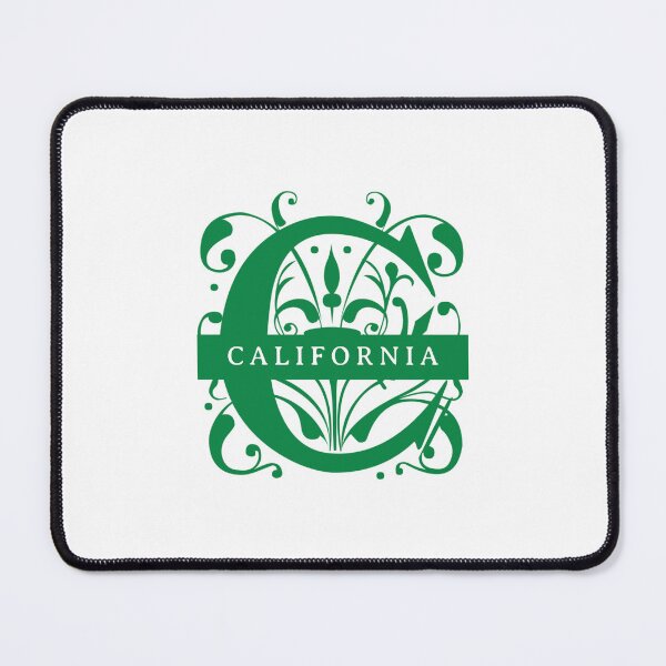 Item preview, California State Split Letter Monogram designed and sold by US States Merch.