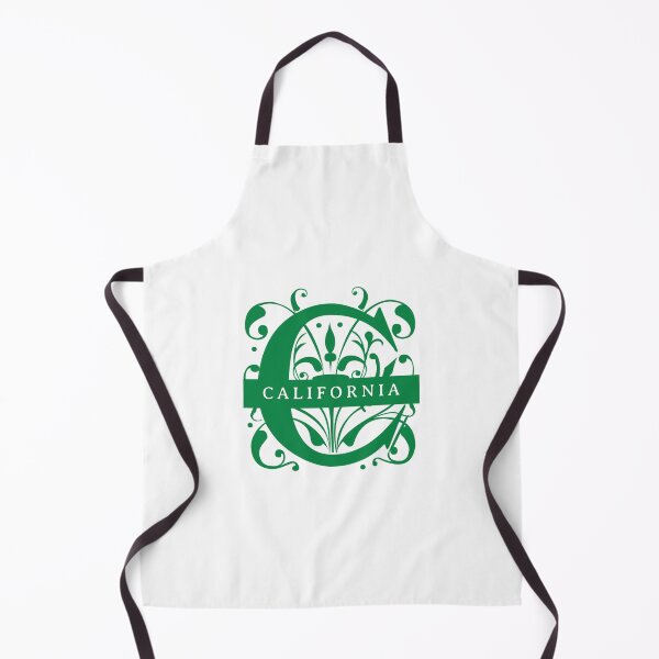 Item preview, California State Split Letter Monogram designed and sold by US States Merch.