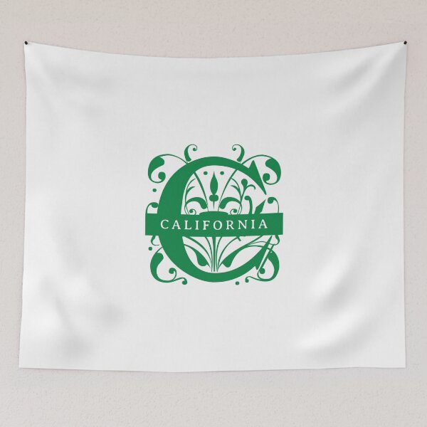 Item preview, California State Split Letter Monogram designed and sold by US States Merch.