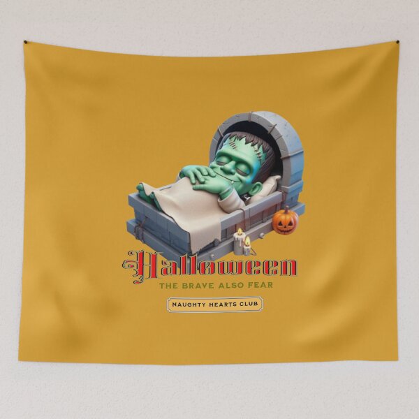 Item preview, Halloween. A monster sleeping in a grave designed and sold by I-love-music.