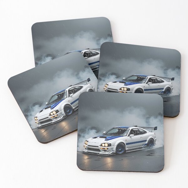 Item preview, Poster Toyota Celica Liftback 2000 GT white, blue designed and sold by Salimgor Hangaround Music.