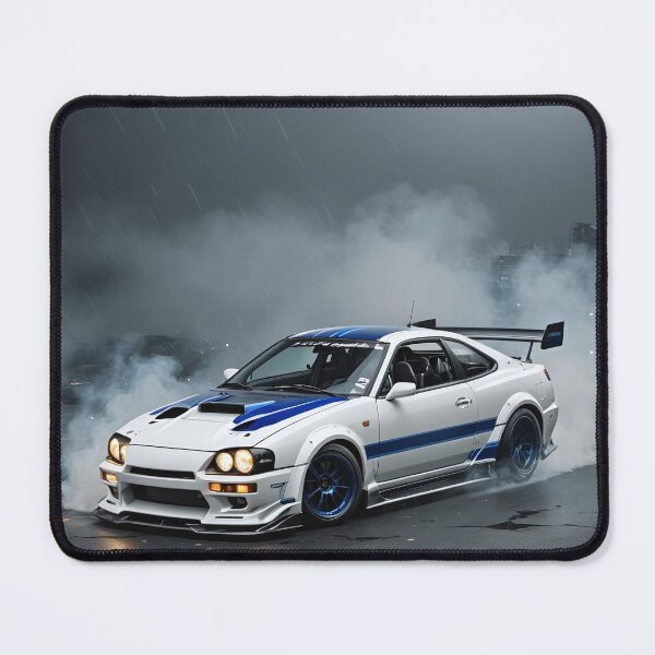 Item preview, Poster Toyota Celica Liftback 2000 GT white, blue designed and sold by Salimgor Hangaround Music.