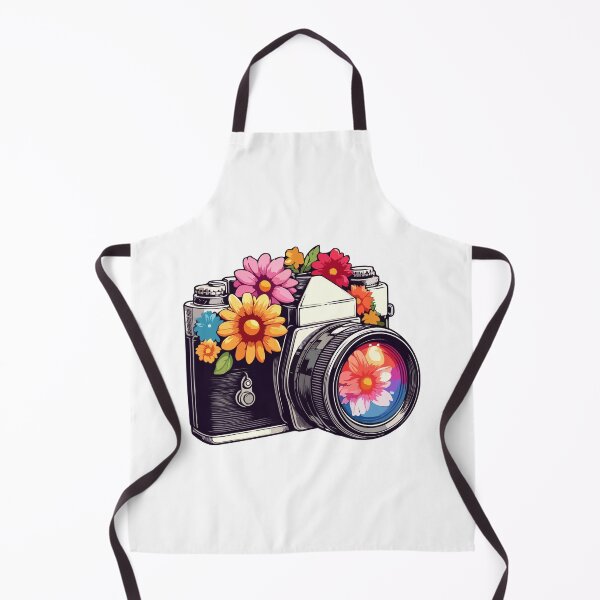 Item preview, Vintage Camera with Vibrant Floral Accents designed and sold by Akioos.