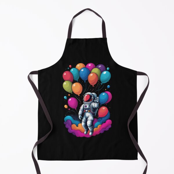 Item preview, Astronaut with balloons designed and sold by BikeRelaxStudio.