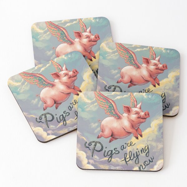 Item preview, Pigs are flying now designed and sold by WildernessTints.