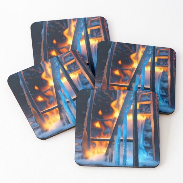 Item preview, Fire & Ice digital art. designed and sold by Nomad-Maynard.