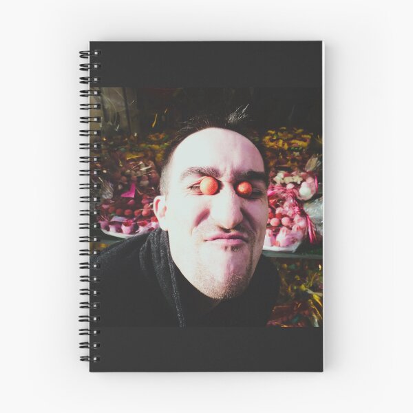 Item preview, Photograph portrait of man with candy on his eyes designed and sold by Carré Comme Orange.
