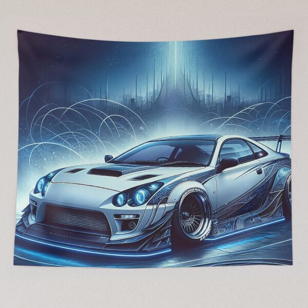 Item preview, Neon Art Retro Poster Modern Toyota Celica Liftback 2000 GT designed and sold by Salimgor Hangaround Music.
