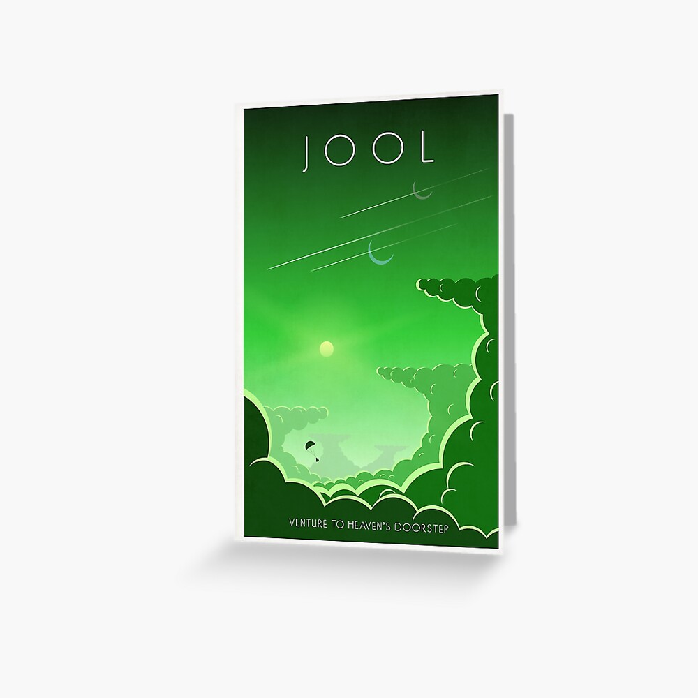 Kerbal Space Program Poster Jool Greeting Card By Happysquiddy Redbubble