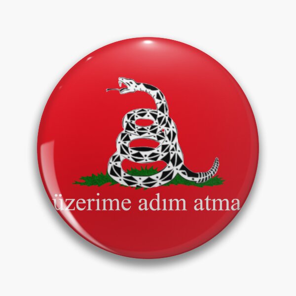 Item preview, Red Turkish Gadsden Flag (kırmızı türk gadsden bayrağı) designed and sold by JonathanR1994.