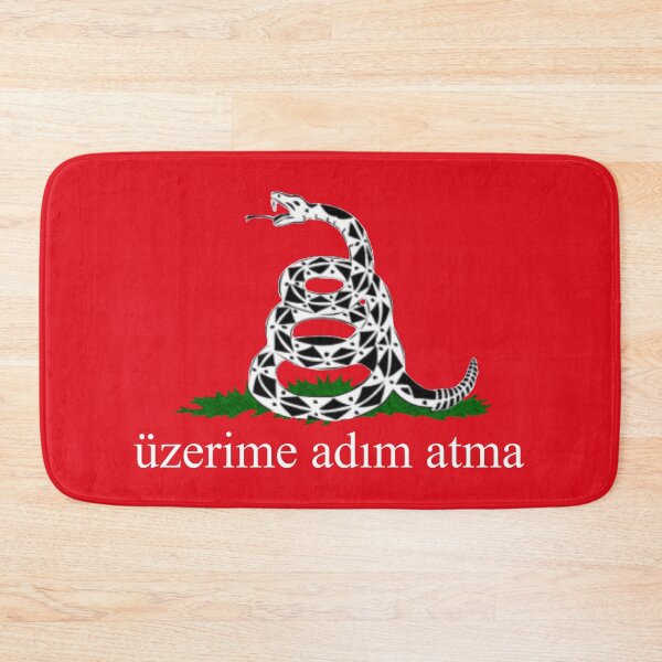 Item preview, Red Turkish Gadsden Flag (kırmızı türk gadsden bayrağı) designed and sold by JonathanR1994.
